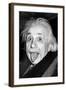 Einstein, Tongue-null-Framed Art Print