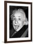 Einstein, Tongue-null-Framed Art Print