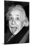 Einstein, Tongue-null-Mounted Art Print