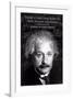 Einstein - True Human Greatness-null-Framed Art Print