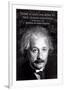 Einstein - True Human Greatness-null-Framed Art Print