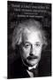 Einstein - True Human Greatness-null-Mounted Art Print