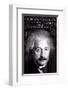 Einstein - True Human Greatness-null-Framed Art Print