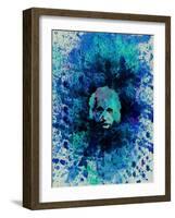 Einstein Watercolor 2-Anna Malkin-Framed Art Print