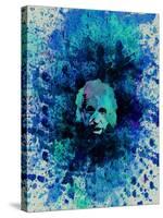 Einstein Watercolor 2-Anna Malkin-Stretched Canvas