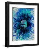 Einstein Watercolor 2-Anna Malkin-Framed Art Print