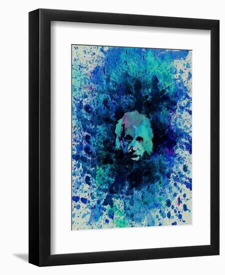 Einstein Watercolor 2-Anna Malkin-Framed Art Print