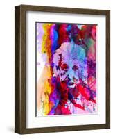 Einstein Watercolor-Anna Malkin-Framed Art Print