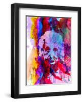 Einstein Watercolor-Anna Malkin-Framed Art Print