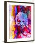 Einstein Watercolor-Anna Malkin-Framed Art Print