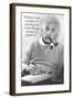 Einstein - Wisdom-null-Framed Art Print