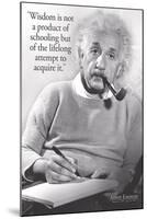 Einstein - Wisdom-null-Mounted Art Print