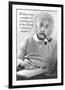 Einstein - Wisdom-null-Framed Art Print