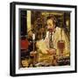 Einstein Worked at Numerous Universities and Polytechnics-Luis Arcas Brauner-Framed Giclee Print