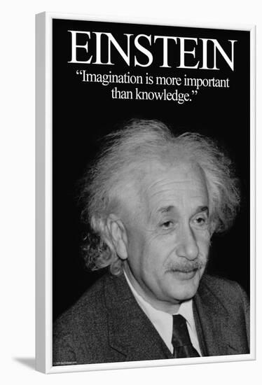 Einstein-Wilbur Pierce-Framed Art Print