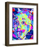 Einstein-Cristian Mielu-Framed Art Print