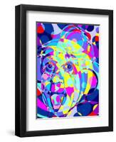 Einstein-Cristian Mielu-Framed Art Print