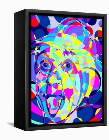 Einstein-Cristian Mielu-Framed Stretched Canvas