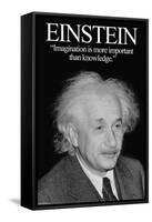 Einstein-Wilbur Pierce-Framed Stretched Canvas