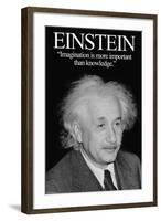 Einstein-Wilbur Pierce-Framed Art Print