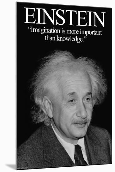 Einstein-Wilbur Pierce-Mounted Art Print