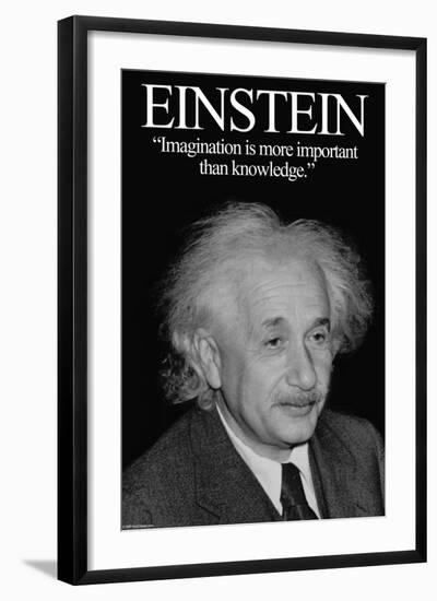 Einstein-Wilbur Pierce-Framed Art Print