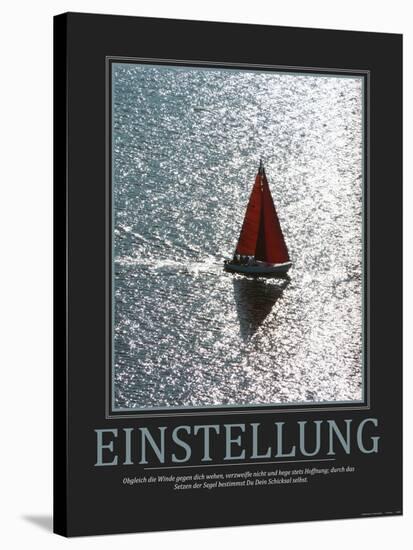 Einstellung (German Translation)-null-Stretched Canvas