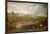 Einzug Louis XIII. auf der Pont-Neuf in Paris-Adam Frans van der Meulen-Framed Giclee Print