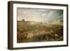 Einzug Louis XIII. auf der Pont-Neuf in Paris-Adam Frans van der Meulen-Framed Giclee Print