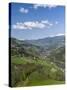 Eisack Valley Near Klausen and the Brenner Pass, South Tyrol, Italy-Martin Zwick-Stretched Canvas