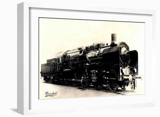 Eisenbahn, Deutschland, Dampflok, 2C3,20445, Henschel-null-Framed Giclee Print