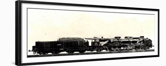 Eisenbahn, Frankreich, Dampflok, A 33, No 231.058-null-Framed Giclee Print