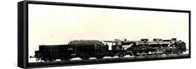 Eisenbahn, Frankreich, Dampflok, A 33, No 231.058-null-Framed Stretched Canvas