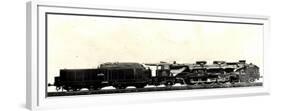 Eisenbahn, Frankreich, Dampflok-null-Framed Giclee Print