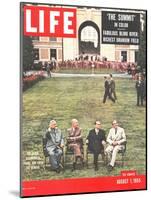 Eisenhower, Bulganin, Faure, and Eden, August 1, 1955-Frank Scherschel-Mounted Photographic Print