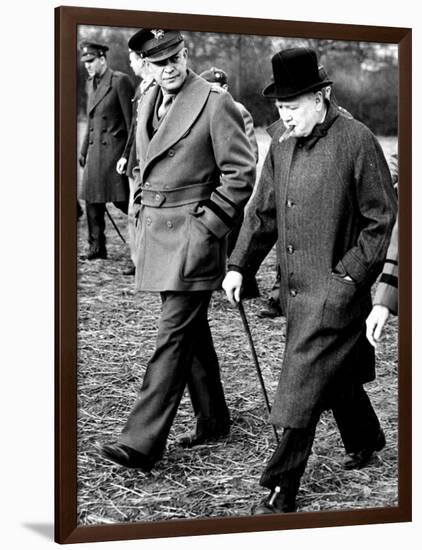 Eisenhower Churchill-null-Framed Photographic Print
