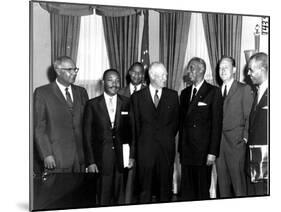 Eisenhower Civil Rights Leaders-Associated Press-Mounted Photographic Print