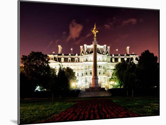 Eisenhower Executive Office Building (Eeob) by Night, West of the White House, Washington D.C, US-Philippe Hugonnard-Mounted Premium Photographic Print