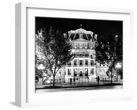 Eisenhower Executive Office Building Entrance (Eeob), West of the White House, Washington D.C-Philippe Hugonnard-Framed Premium Photographic Print