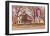 Eisenhower Home, Abilene, Kansas-null-Framed Art Print