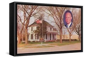 Eisenhower Home, Abilene, Kansas-null-Framed Stretched Canvas