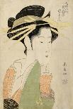 Tsukasa Dayu of Higashi Ogiya in Osaka's Shinmachi District, C. 1800-Eishosai Choki-Framed Giclee Print