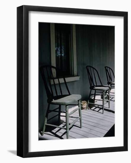 Eisie's Chairs-Alfred Eisenstaedt-Framed Photographic Print