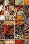 Assorted Herbs Growing in Clay Pots; Window Sill-Eising Studio - Food Photo and Video-Photographic Print