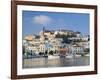Eivissa or Ibiza Town and Harbour, Ibiza, Balearic Islands, Spain-Peter Adams-Framed Photographic Print