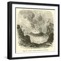 Ejecta from Crater of Vesuvius-null-Framed Giclee Print