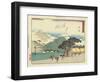 Ejiri, 1837-1844-Utagawa Hiroshige-Framed Giclee Print