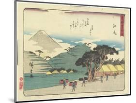 Ejiri, 1837-1844-Utagawa Hiroshige-Mounted Giclee Print