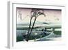 Ejiri in Suruga Province-Katsushika Hokusai-Framed Art Print