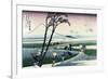 Ejiri in Suruga Province-Katsushika Hokusai-Framed Premium Giclee Print